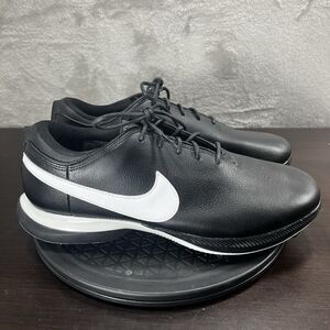 Nike Men's Size 11.5 Air Zoom Victory Tour 2 Black White Cleat Lace Up Shoes